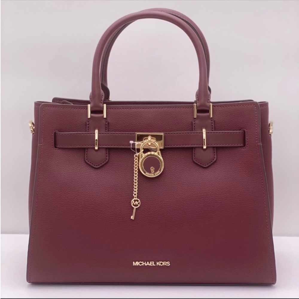 Michael Kors Hamilton Meidum
Satchel Shoulder Crossbody Bag
Merlot - Picture 15 of 15